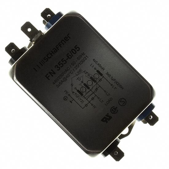 FN355-6-05 - Schaffner EMC Inc. - Power Line Filter Modules