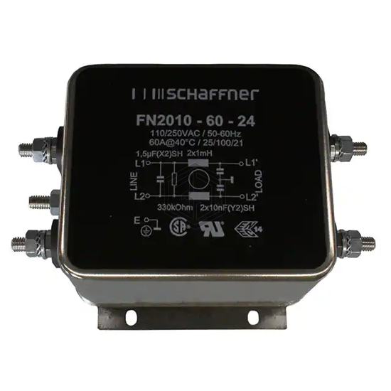 FN2010-60-24 - Schaffner EMC Inc. - Power Line Filter Modules