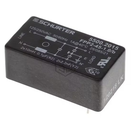 5500.2015 - SCHURTER Inc. - Power Line Filter Modules