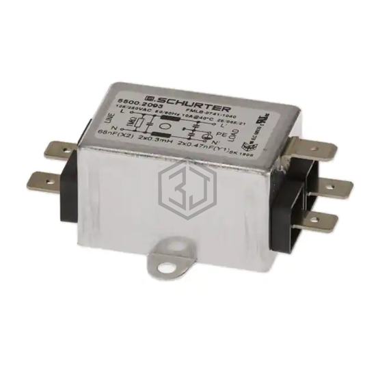 5500.2077 - SCHURTER Inc. - Power Line Filter Modules