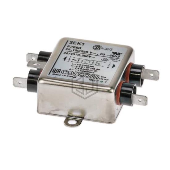 2EK1 - TE Connectivity Corcom Filters - Power Line Filter Modules