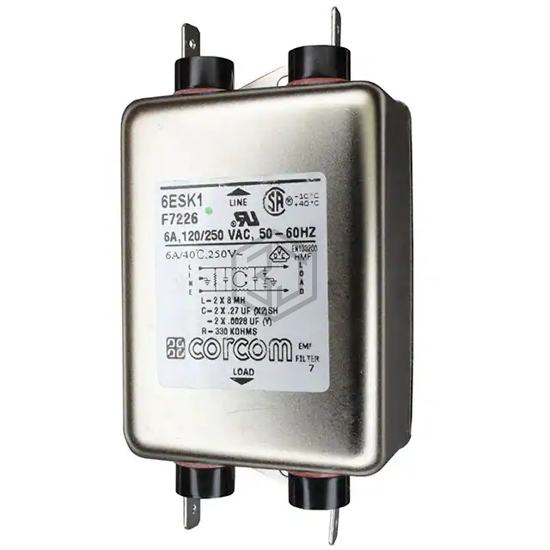 6ESK1 - TE Connectivity Corcom Filters - Power Line Filter Modules