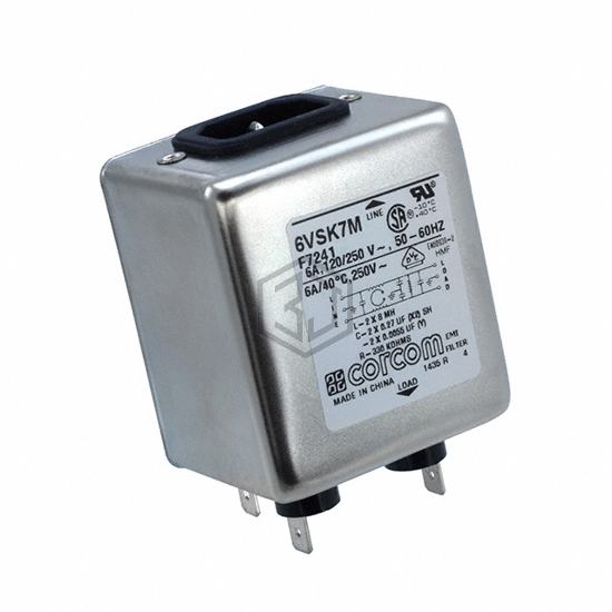 6VSK7M - TE Connectivity Corcom Filters - Power Line Filter Modules