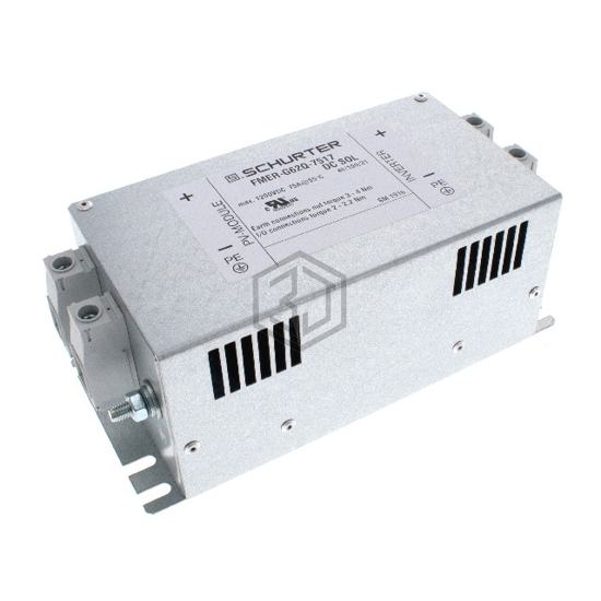 FMER-G62Q-7517 - SCHURTER Inc. - Power Line Filter Modules