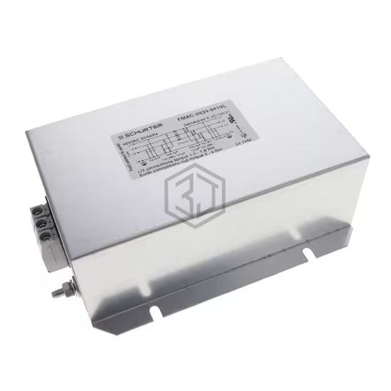 FMAC-0934-6410L - SCHURTER Inc. - Power Line Filter Modules