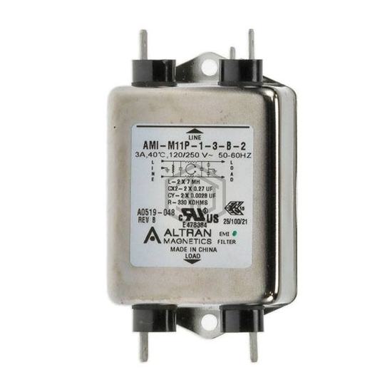 AMI-M11P-1-3-B-2 - Altran Magnetics, LLC - Power Line Filter Modules