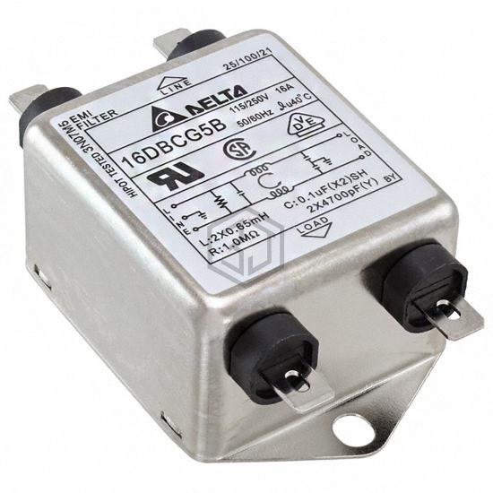 16DBCG5B - Delta Electronics - Power Line Filter Modules