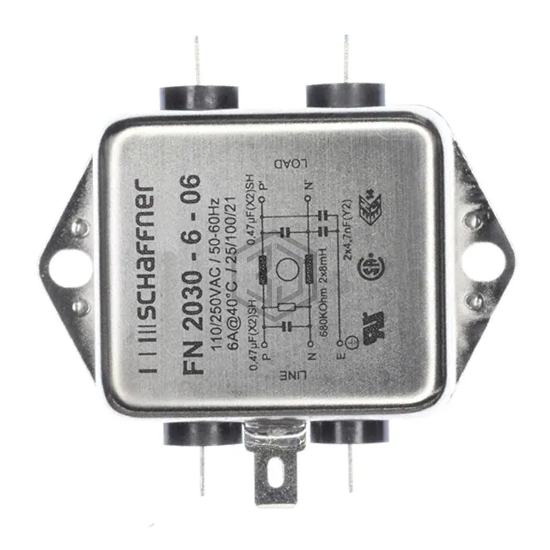 FN2030-6-06 - Schaffner EMC Inc. - Power Line Filter Modules