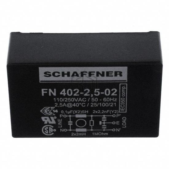 FN402-2.5-02 - Schaffner EMC Inc. - Power Line Filter Modules
