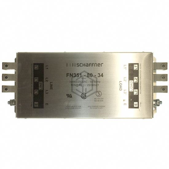 FN351-80-34 - Schaffner EMC Inc. - Power Line Filter Modules