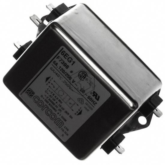 6EG1 - TE Connectivity Corcom Filters - Power Line Filter Modules