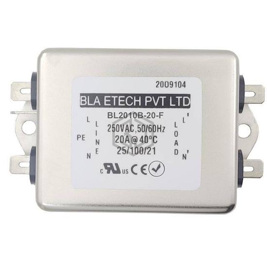 BL2010B-20-F - BLA ETECH, EMV EMC - Power Line Filter Modules