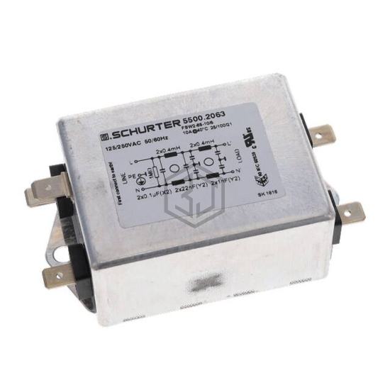 5500.2063 - SCHURTER Inc. - Power Line Filter Modules