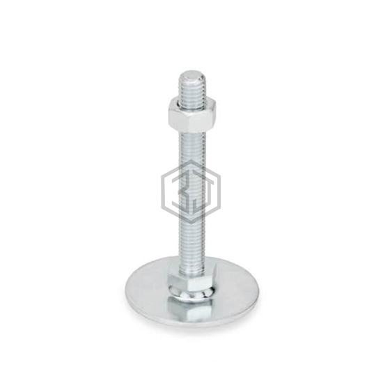 40-80-1/2X13-100-A0-SK - J.W. Winco - Bumpers, Feet, Pads, Grips