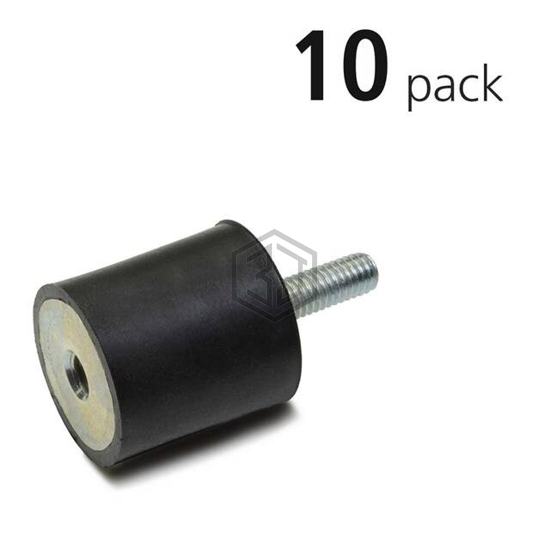 VMTSC25-30-M6-55-Z/10PK - JW Winco/Otto Ganter - Bumpers, Feet, Pads, Grips