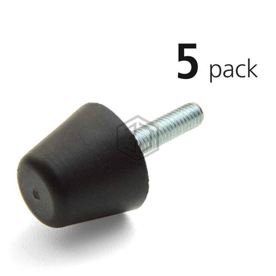 VMST38-32-5/16-14.3-55-ZN/5PK - JW Winco/Otto Ganter - Bumpers, Feet, Pads, Grips