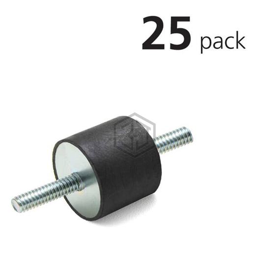 VMDSC20-20-M6-70-Z/25PK - JW Winco/Otto Ganter - Bumpers, Feet, Pads, Grips