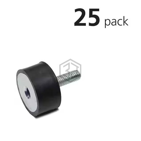 VMTSC20-15-M6-55-Z/25PK - JW Winco/Otto Ganter - Bumpers, Feet, Pads, Grips