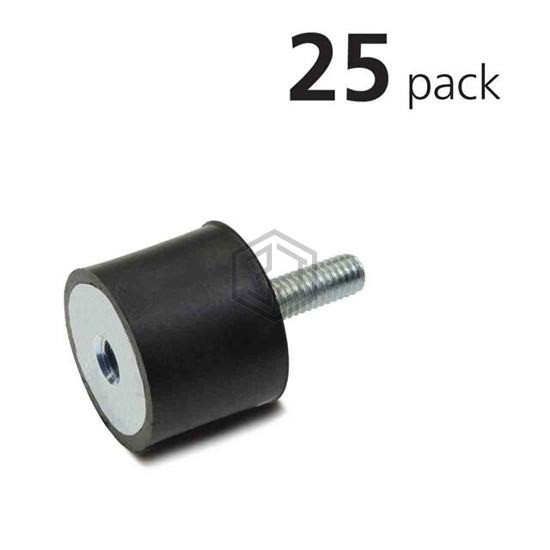 VMTSC20-20-M6-55-Z/25PK - JW Winco/Otto Ganter - Bumpers, Feet, Pads, Grips