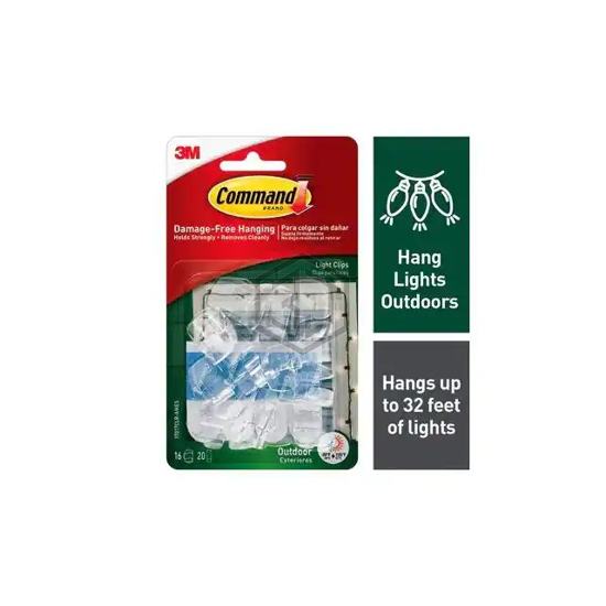 17017CLR-AWES - 3M - Clips, Hangers, Hooks