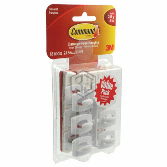 17006-18ES - 3M - Clips, Hangers, Hooks