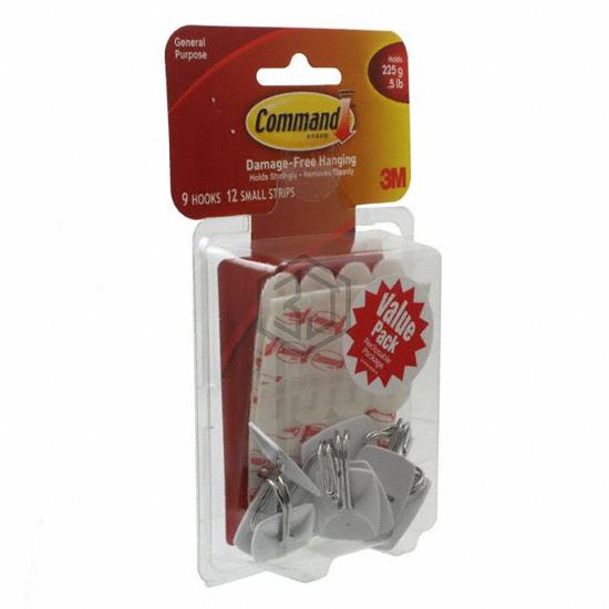 17067-9ES - 3M - Clips, Hangers, Hooks
