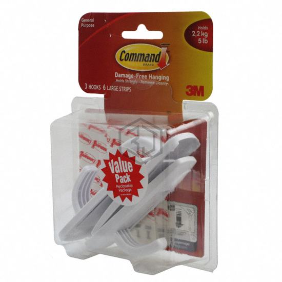 17003-3ES - 3M - Clips, Hangers, Hooks