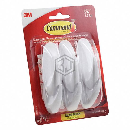 17081-6ES - 3M - Clips, Hangers, Hooks