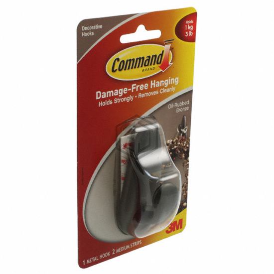 FC12-ORB-ES - 3M - Clips, Hangers, Hooks