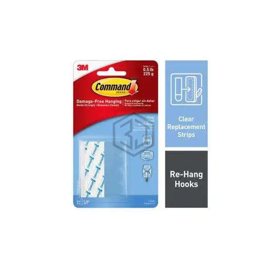 17024CLR-ES - 3M - Clips, Hangers, Hooks