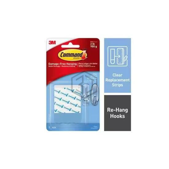 17021CLR-ES - 3M - Clips, Hangers, Hooks