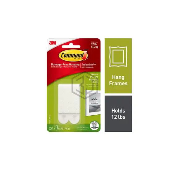 17201-4PK-ES - 3M - Clips, Hangers, Hooks
