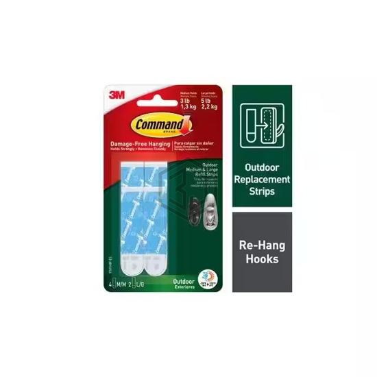 17615AW-ES - 3M - Clips, Hangers, Hooks