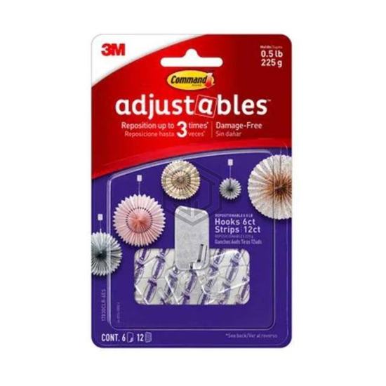 17830CLR-6ES - 3M - Clips, Hangers, Hooks