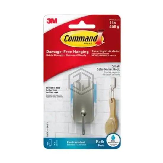 BATH33-SN-ES - 3M - Clips, Hangers, Hooks