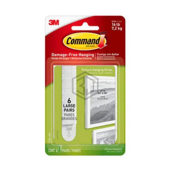 17206-6ES - 3M - Clips, Hangers, Hooks