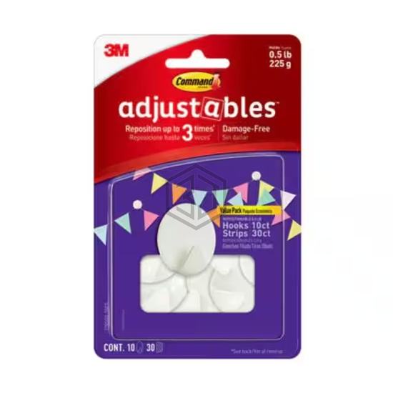 17850Q-10ES - 3M - Clips, Hangers, Hooks