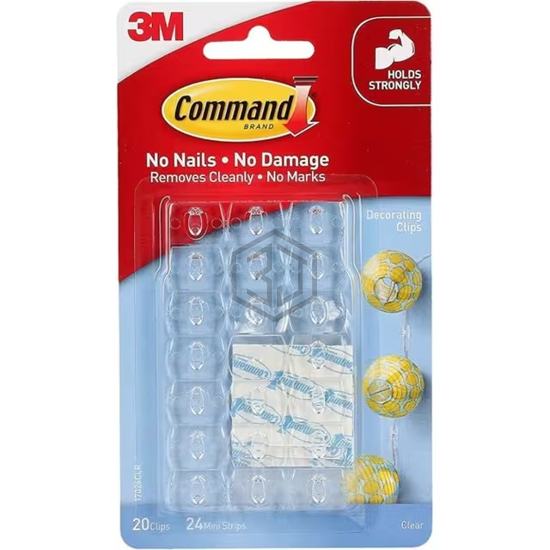 17026CLR-40ES - 3M - Clips, Hangers, Hooks