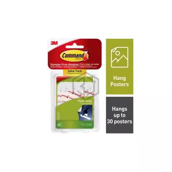 17024-60ES - 3M - Clips, Hangers, Hooks