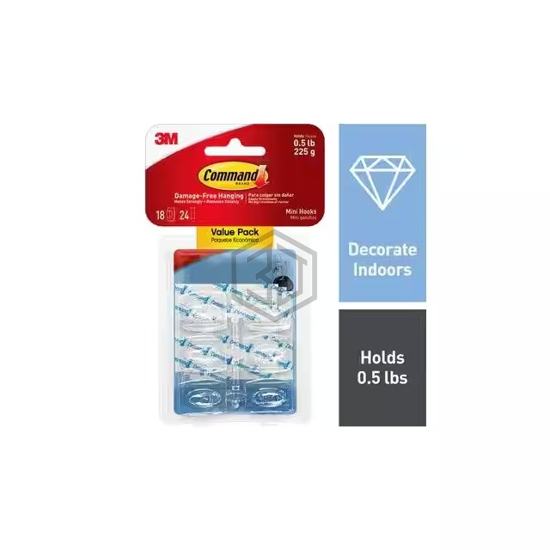 17006CLR-18ES - 3M - Clips, Hangers, Hooks