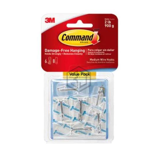 17065CLR-6ES - 3M - Clips, Hangers, Hooks