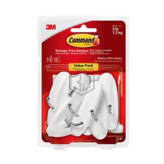 17068-7ES - 3M - Clips, Hangers, Hooks
