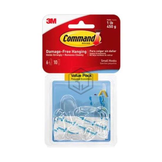 17092CLR-6ES - 3M - Clips, Hangers, Hooks