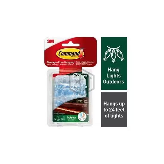 17301CLRAW-ES - 3M - Clips, Hangers, Hooks