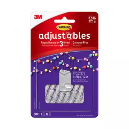 17840CLR-14ES - 3M - Clips, Hangers, Hooks