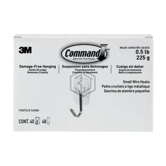 17067CLR-S40NA - 3M - Clips, Hangers, Hooks