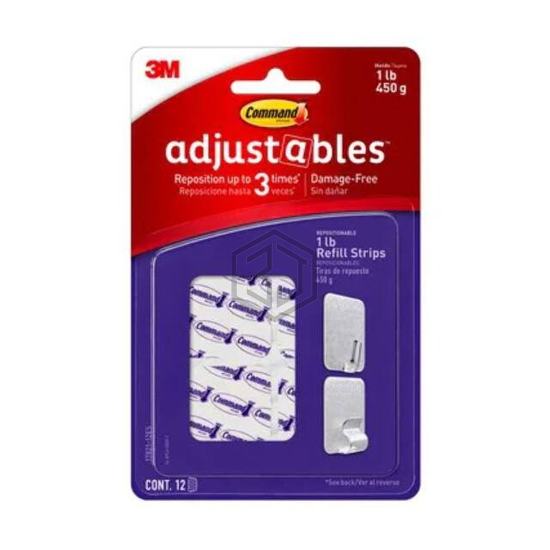 17821-12ES - 3M - Clips, Hangers, Hooks