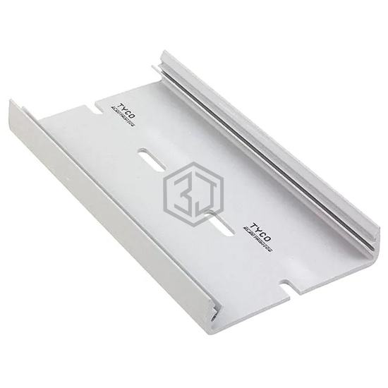TK2-6-AG - TE Connectivity Raychem Cable Protection - DIN Rail Channel