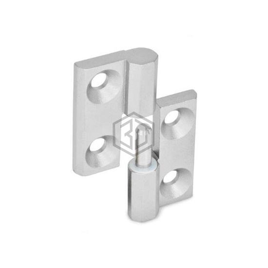 337-NI-40-40-A-1-GS - J.W. Winco - Hinges