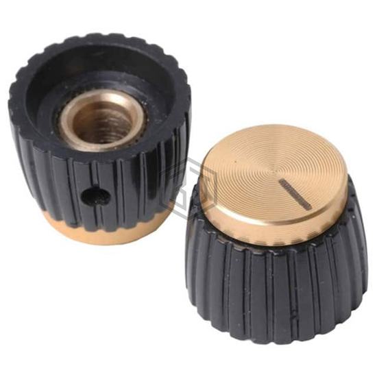 P-MAR-1-4-BRASS - TubeDepot - Knobs